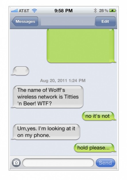 text