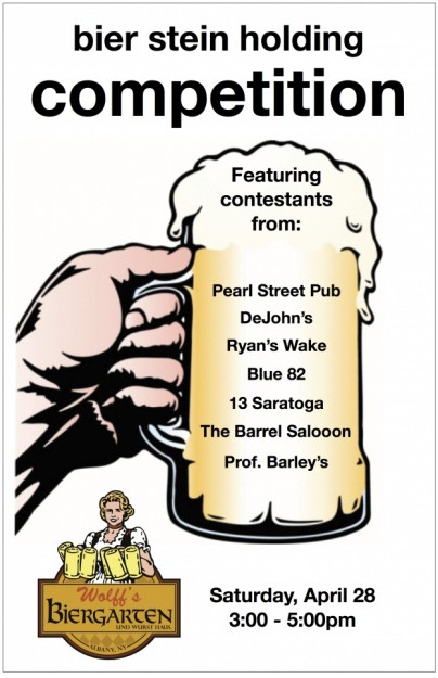 sign up beer holding